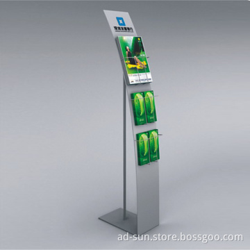 Steel Metal POS Shelf Display Stand, Brochure Stand